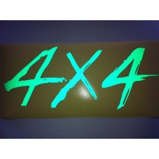 Reflective Vinyl 4 x 4 Decal