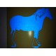 Reflective Vinyl Clydesdale Heavy Horse