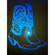 Reflective Vinyl Cowboy/girl Boots