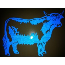 Reflective Vinyl Highland Cattle