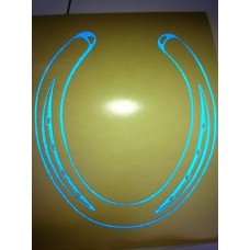 Reflective Vinyl Horse Shoe A