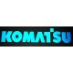 Reflective Vinyl Komatsu decal