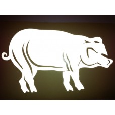 Reflective Vinyl Pig