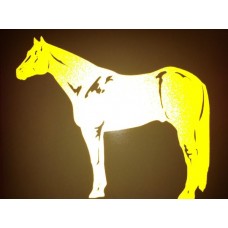 Reflective Vinyl Quarter Horse Decal Sticker