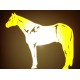 Reflective Vinyl Quarter Horse Decal Sticker