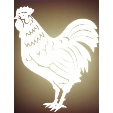 Reflective Vinyl Rooster