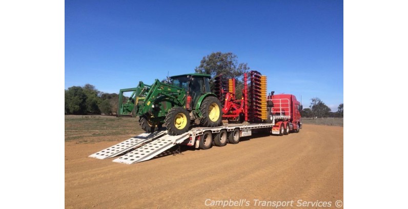 Preparing Machinery for Transport