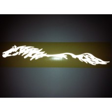 Reflective Vinyl Racing Horse